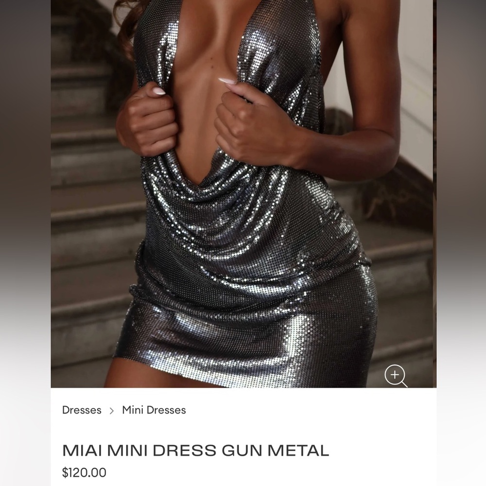 Outcast Miai Mini dress - chainmail mini dress